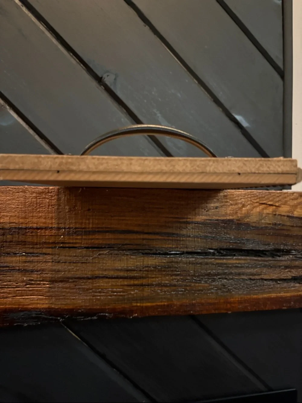 Rustic Brown 'Kitchen' Decorative Serving Tray